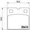 BREMBO P 02 001 Brake Pad Set, disc brake